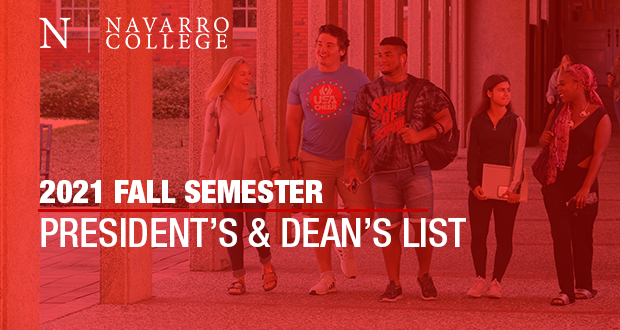 Fall 2021 President's and Dean's List