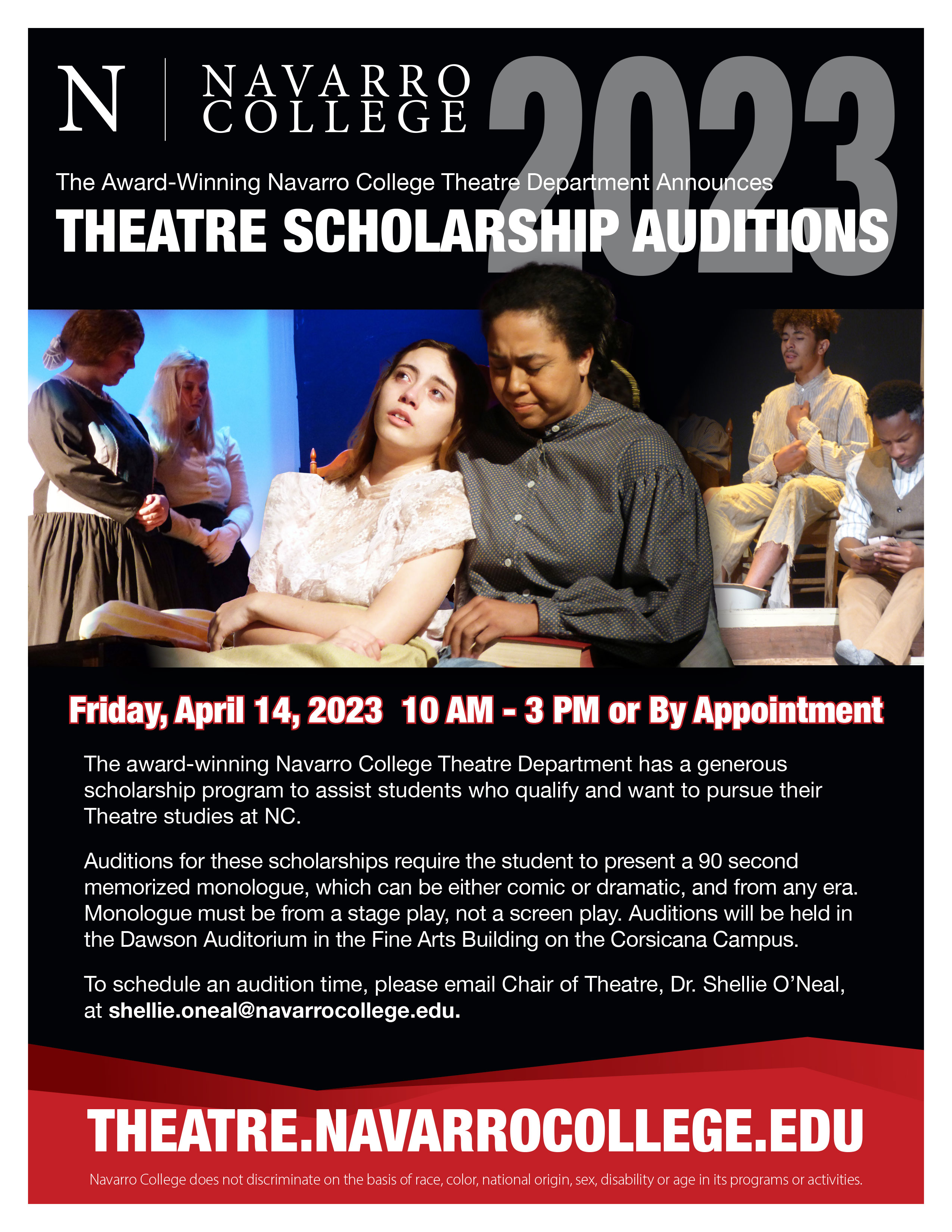 Spring 2023 Theatre Audition