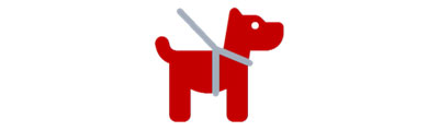 Accommodations Descriptions Dog on leash icon