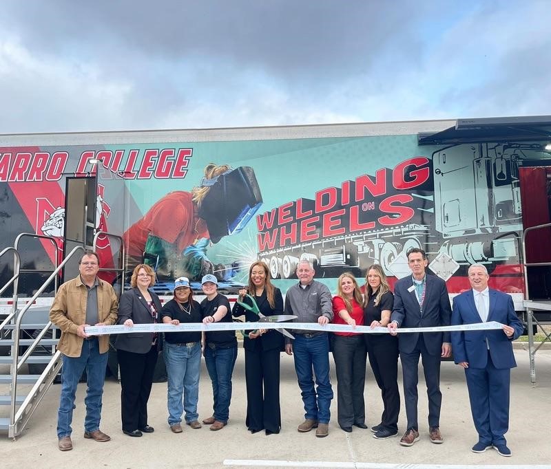 Welding on Wheels Ribbon Cutting